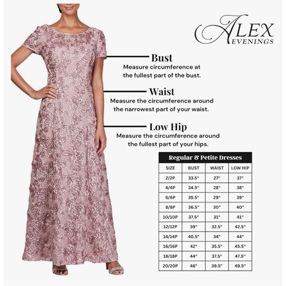 Alex Evenings Women's Sleeveless Printed Chiffon Dress with Shawl - Picture 8 of 8